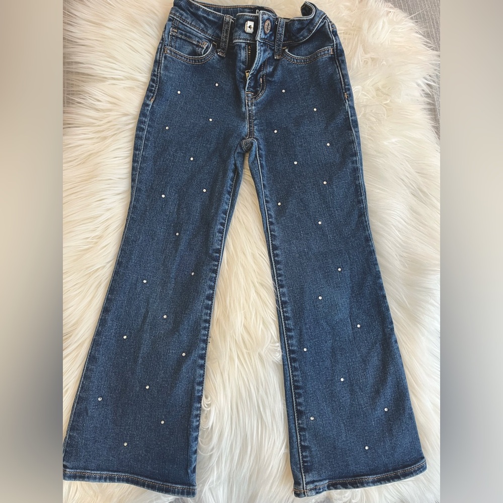 🦩CLEARANCE🦩 GAP Kids 70s Flare High-rise Gem Jeans Size 5